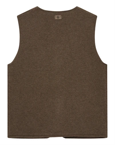 Mos Mosh Gallery - MMGCess Soft Zip Strik Vest - Toasted Coconut